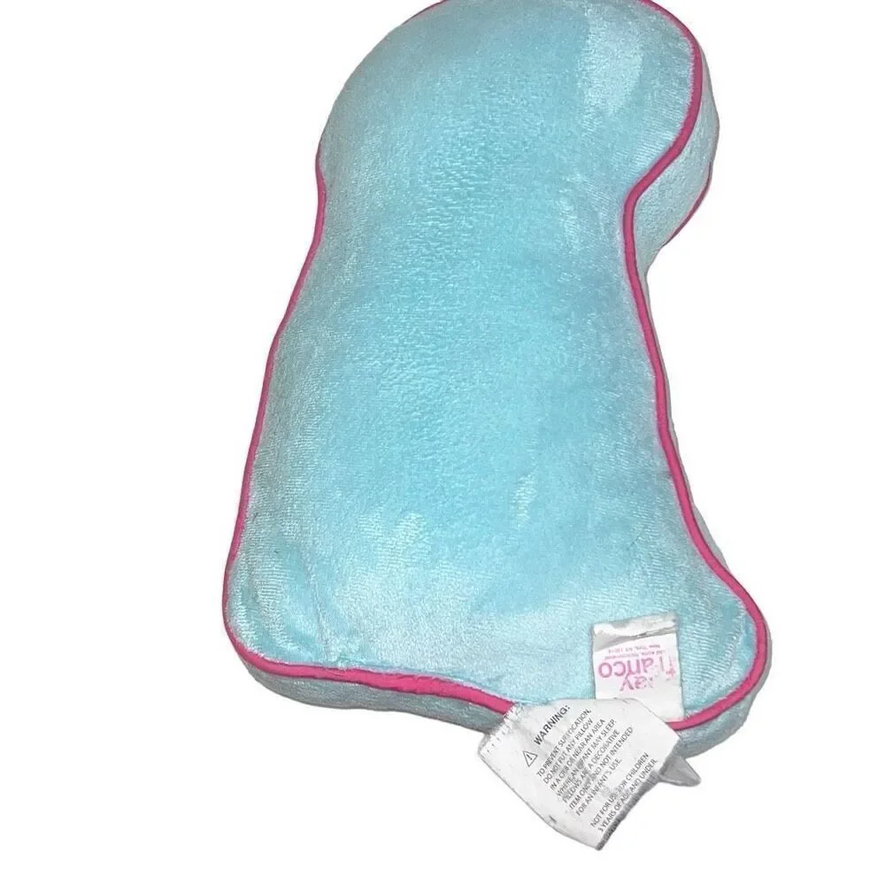 Jay Franco And Sons Blue Pink Tan golden retriever Print Pillow 100% Polyester 8